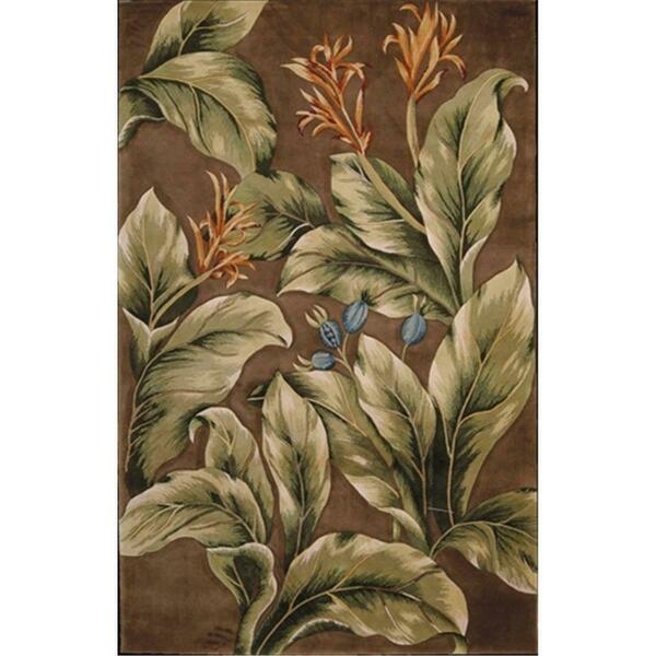 Nourison Tropics Area Rug Collection Khaki 7 Ft 6 In. X 9 Ft 6 In. Rectangle 99446819161